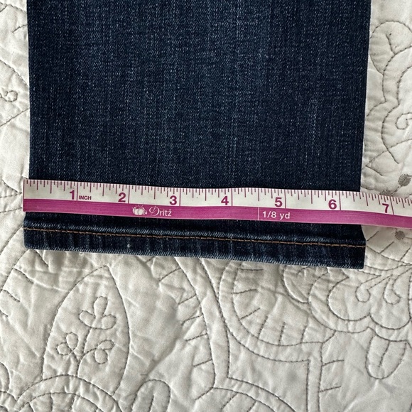 Loft Modern Straight Dark Blue Jeans Size 2 - Picture 6 of 8